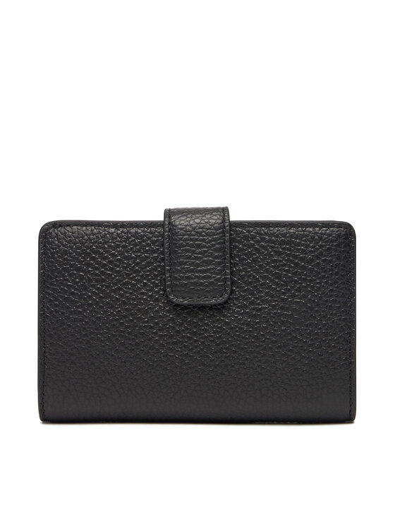Coccinelle Coccinelle Portofel Mare de Damă MW5 Metallic Soft E2 MW5 11 E7 01 Negru