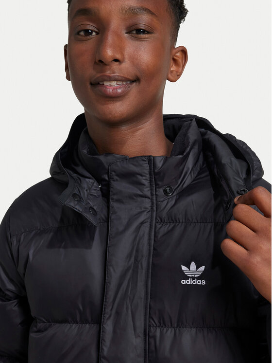adidas adidas Dūnu jaka adicolor IY7498 Melns Regular Fit