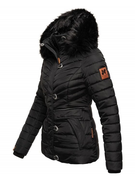 Navahoo Navahoo Kurtka zimowa Wisteriaa Czarny Casual Fit