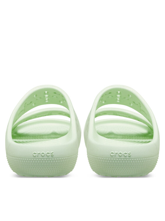 Crocs Crocs Natikače Classic Floral Cutout Sandal 210966 Zelena