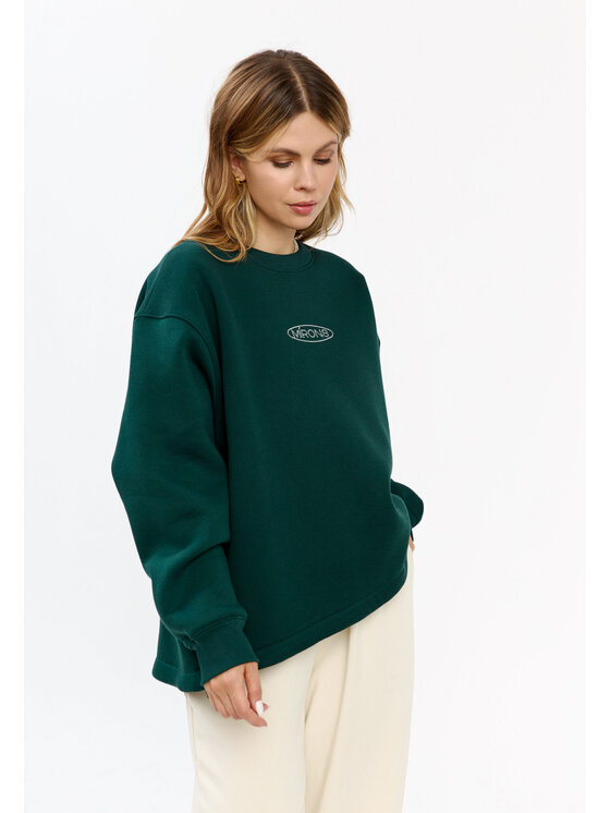 Mirons Mirons Bluza soft Zielony Oversize