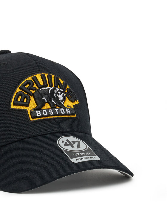 47 Brand 47 Brand Шапка с козирка NHL Boston Bruins H-MVP01WBV Черен