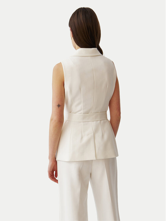 Tatuum Tatuum Prsluk Lamkina T2406.031 Écru Regular Fit