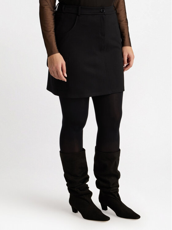 Fiorella Rubino Fiorella Rubino Gonna midi 1207T000359N033 Nero Regular Fit