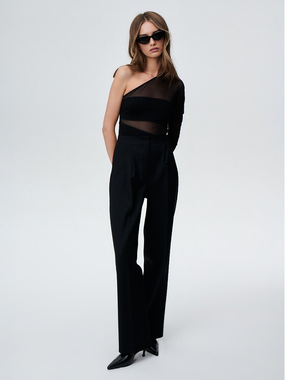 Undress Code Undress Code Spodnie materiałowe Dolce 602 Czarny Relaxed Fit