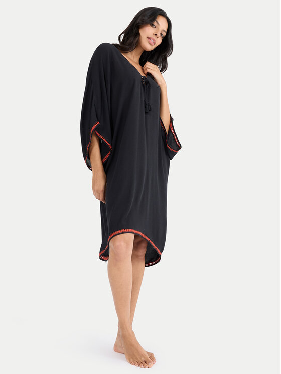 Triumph Triumph Paplūdimio suknelė Beach MyWear 10226474 Juoda Relaxed Fit