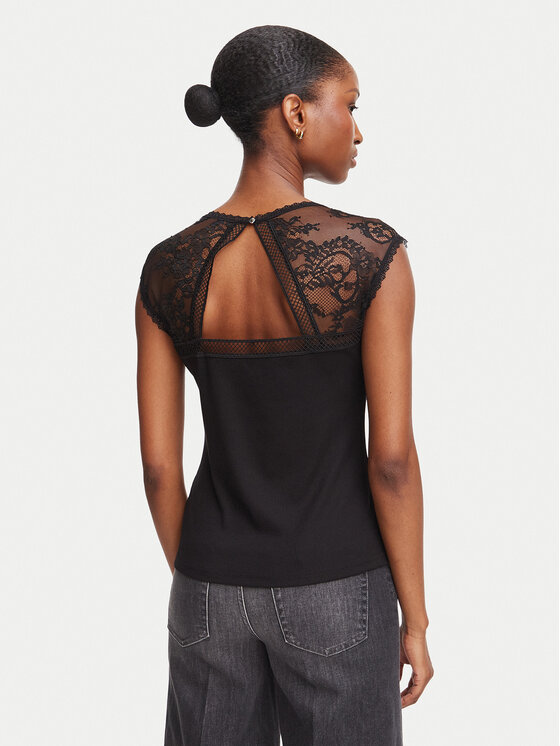 Morgan Morgan Särkpluus 262-DIAMO Must Slim Fit