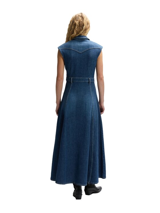 Lee Lee Sukienka jeansowa 112376938 Granatowy Regular Fit