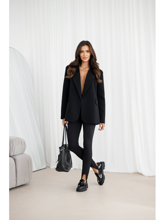 LilaLou LilaLou Legíny Zoe Čierna Slim Fit