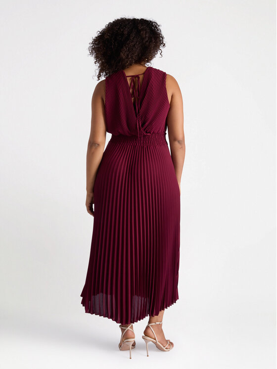 Fiorella Rubino Fiorella Rubino Vestito da giorno 7037T001681N036 Bordeaux A-Line Fit