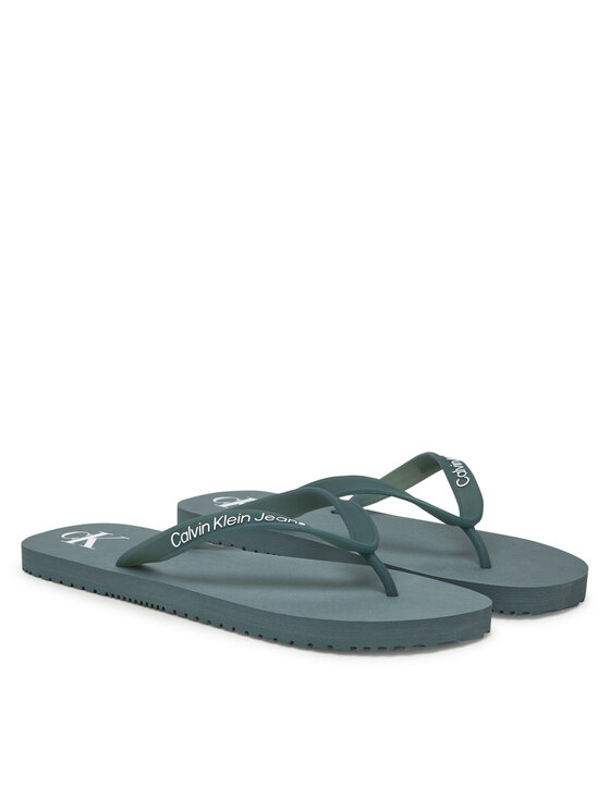 Calvin Klein Jeans Calvin Klein Jeans Zehentrenner Beach Sandal Transparent Tpu YM0YM01267 Türkisfarben