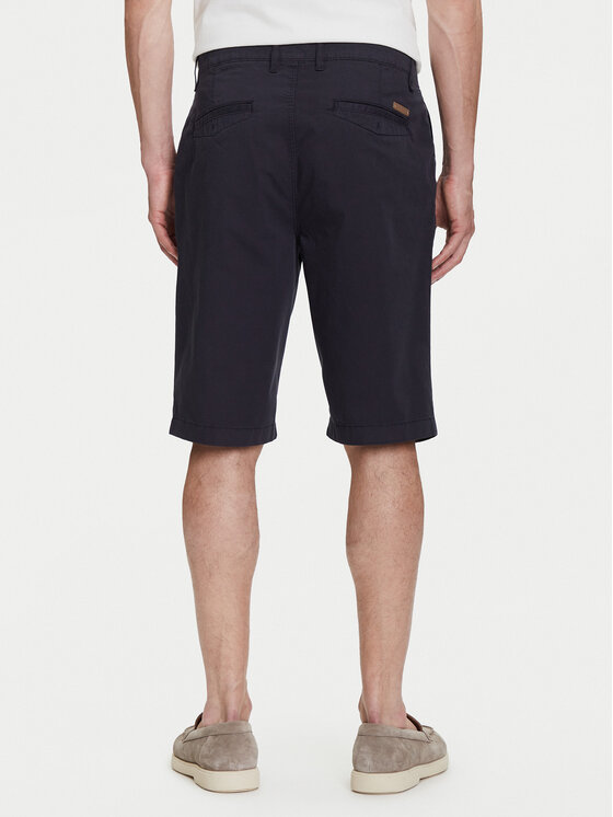 Baldessarini Baldessarini Bavlnené šortky B1 16939.2402 Tmavomodrá Slim Fit