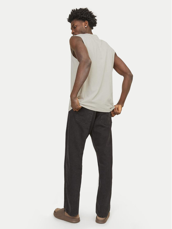 Jack&Jones Jack&Jones Tank top marškinėliai Vesterbro 12250430 Smėlio Oversize