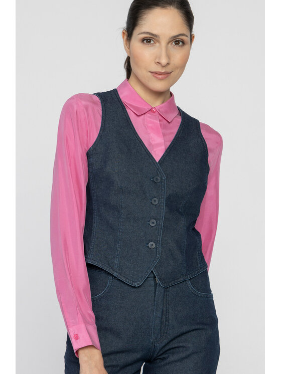 Deni Cler Milano Deni Cler Milano Marynarka W-DC-4002-D2-H8-56-1 Granatowy Regular Fit