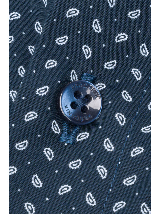 Próchnik Próchnik Koszula PM14 KO073222000047 Granatowy Slim Fit