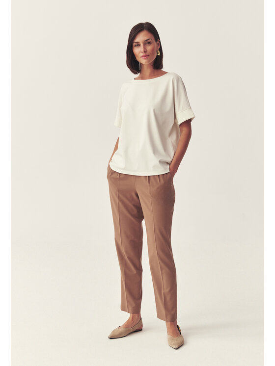 TATUUM Tatuum Halenka BOW Bílá Loose Fit