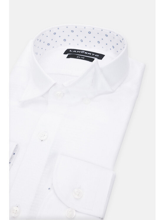 Lancerto Lancerto Koszula Ciara KO073222000020 Biały Slim Fit