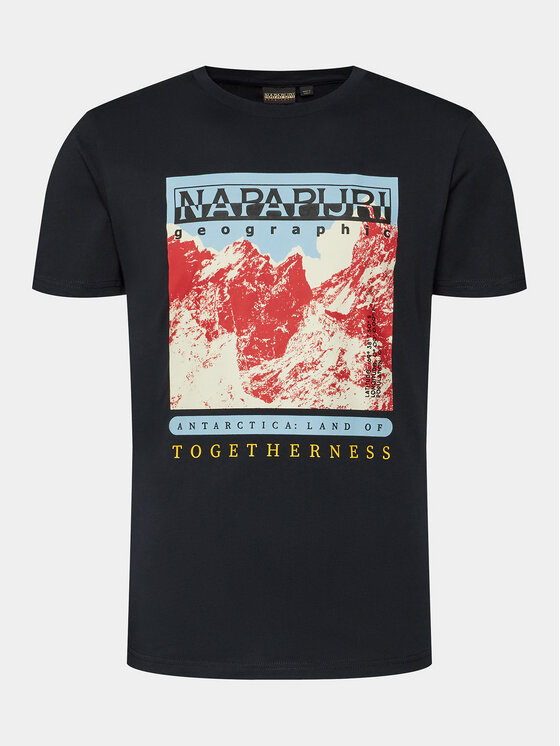 Napapijri Napapijri T-Shirt Forsteri NP0A4HM6 Schwarz Regular Fit