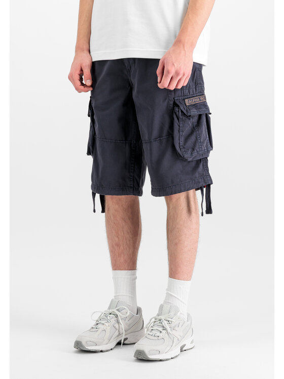 Alpha Industries Alpha Industries Szorty Jet Short Błękitny Regular Fit