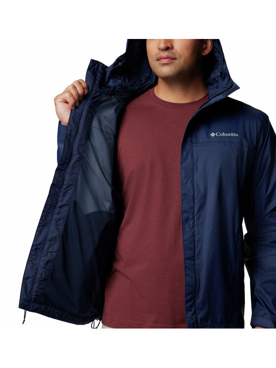 Columbia Columbia Kurtka przejściowa Watertight II Rain Jacket Niebieski Regular Fit