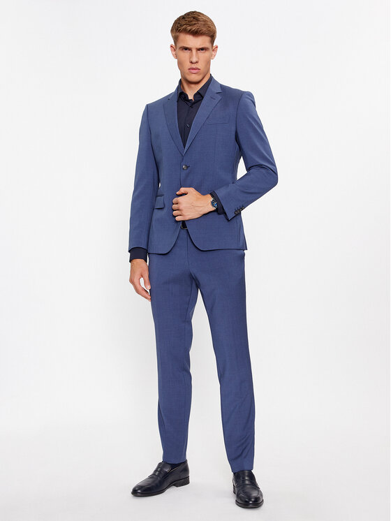 BOSS Boss Ing P-Hank-S-Kent-C1-222 50503554 Sötétkék Slim Fit