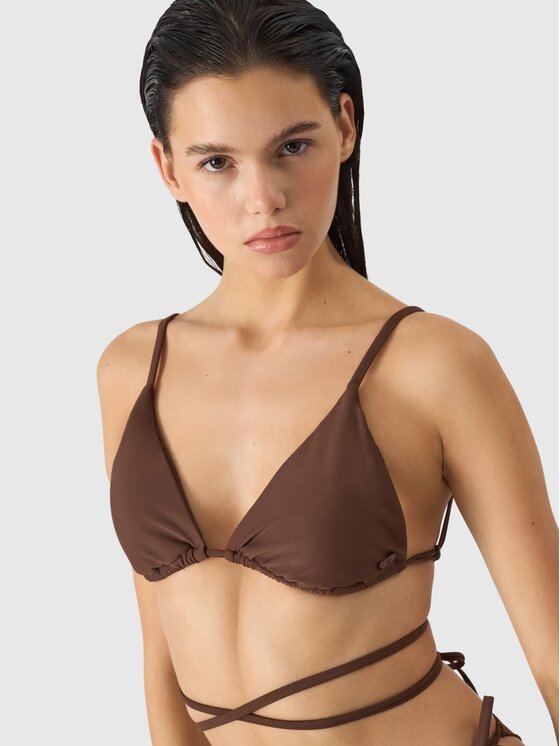 4F 4F Bikiny 4FWSS24UBKTF041-81S Hnedá