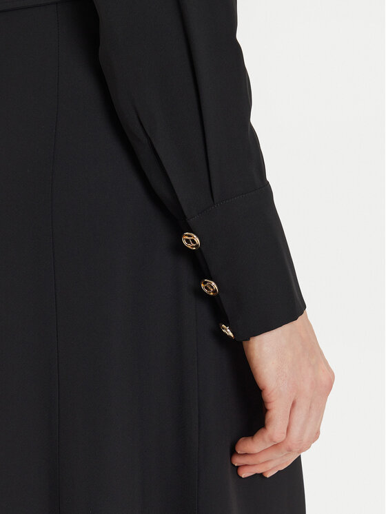TWINSET TWINSET Haljina košulja 242TT2320 Crna Loose Fit