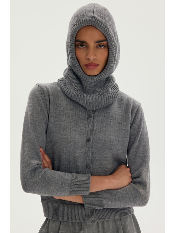 VUJADE TERRA WOOL DISTRESSED BALACLAVA Tahr Merino Balaclava