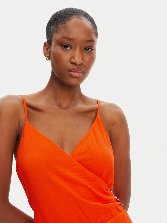 Morgan Morgan Kokteilinė suknelė 251-RCORO.F Oranžinė Slim Fit