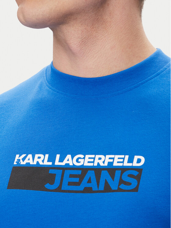 Karl Lagerfeld Jeans Karl Lagerfeld Jeans T-shirt A2M17074 Plava Regular Fit