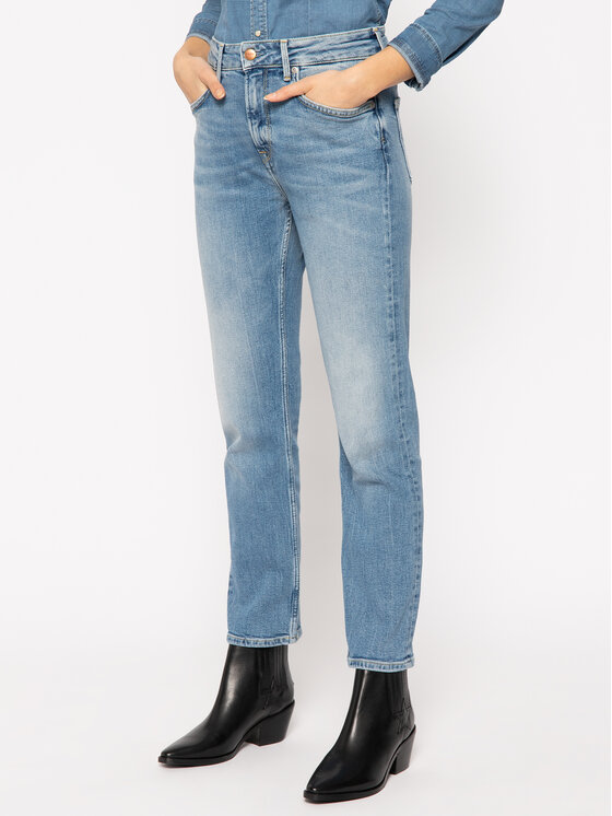 Pepe Jeans Pepe Jeans Teksad Mary PL203057 Tumesinine Straight Fit