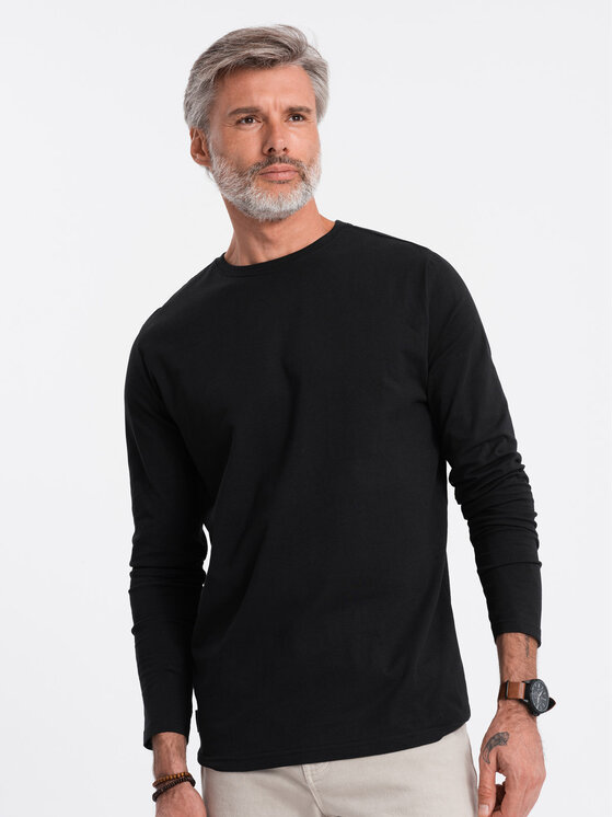 Longsleeve, rozmiar XL, Czarny, OM-LSBL-0106