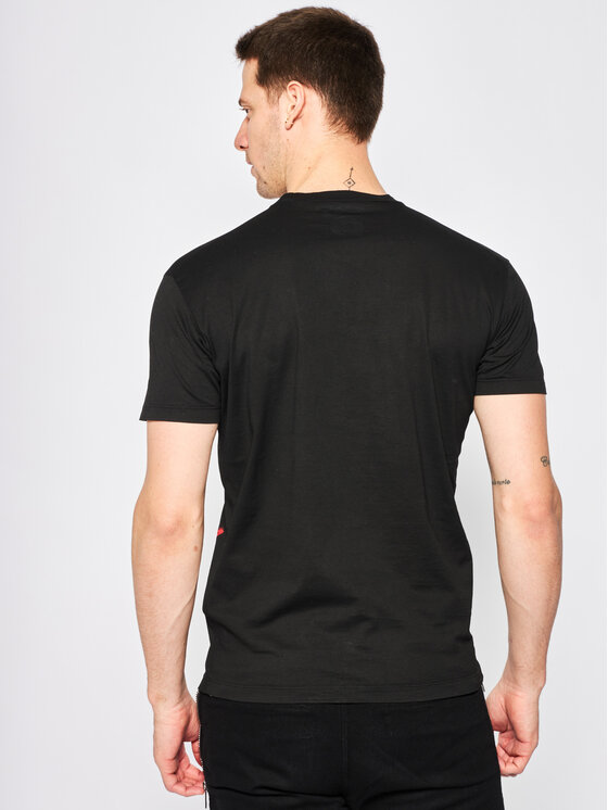 Dsquared2 Dsquared2 Тишърт Caten Skull S74GD0637 Черен Regular Fit