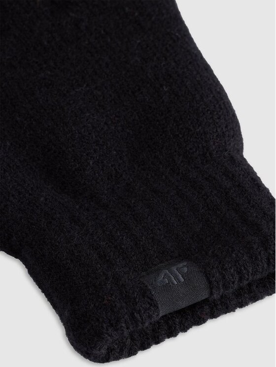 4F 4F Detské rukavice 4FJWAW25AGLOU154-20S Čierna