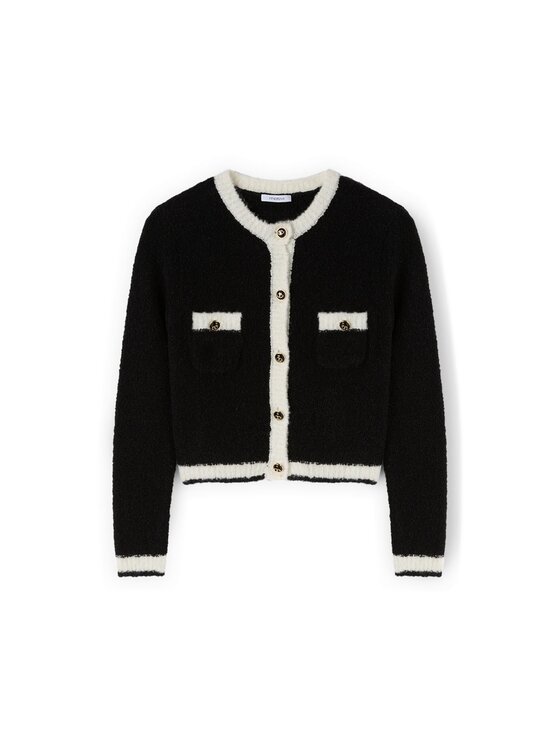 Motivi Motivi Sweter M558W003663N0Z3 Czarny Regular Fit
