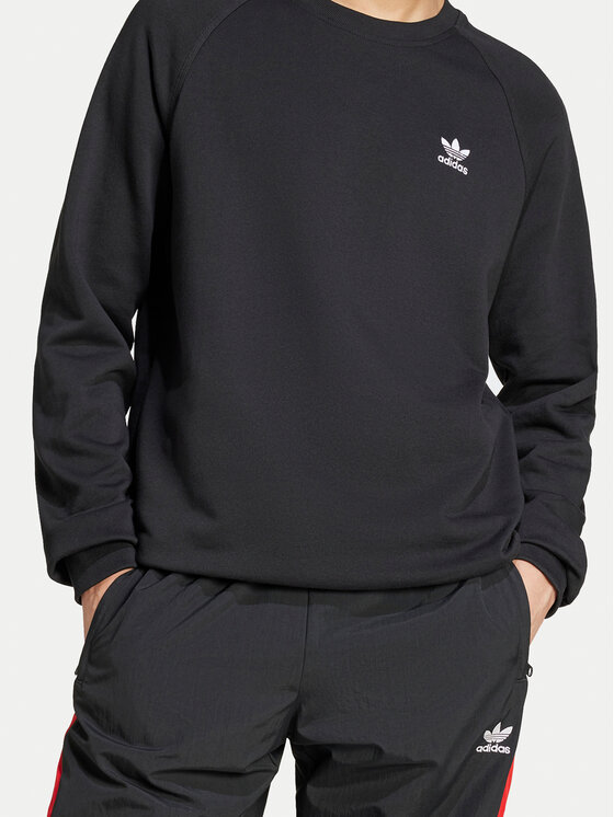 adidas adidas Суитшърт Trefoil Essentials IW5792 Черен Regular Fit