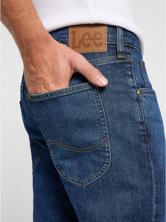Lee Lee Jeansy LUKE Niebieski Skinny Fit