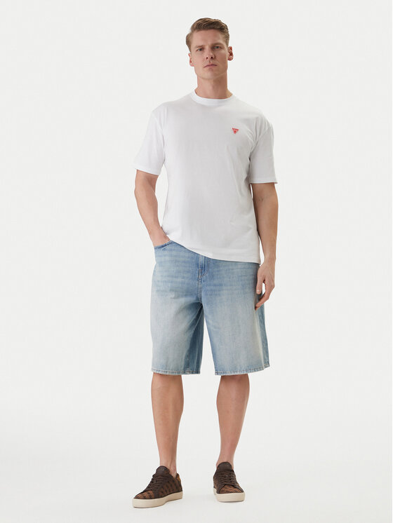 Guess Guess T-Shirt F6GI11 K8HM4 Biały Regular Fit