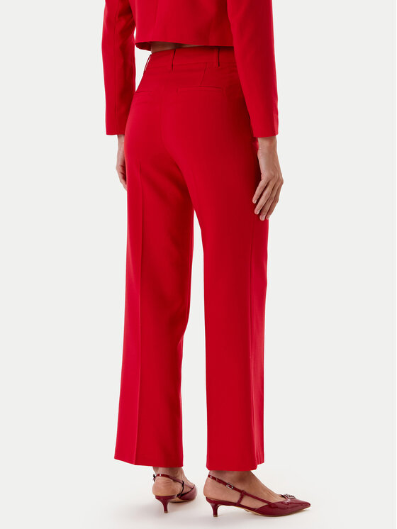 Tatuum Tatuum Hlače iz tkanine Masda 3 T2508.147 Rdeča Wide Leg