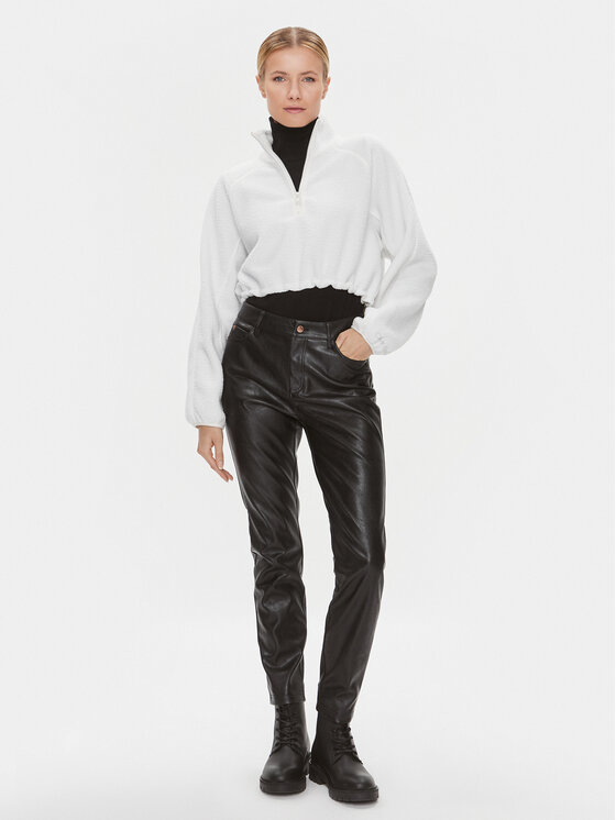 Calvin Klein Performance Calvin Klein Performance Полар 00GWF3W327 Бял Relaxed Fit