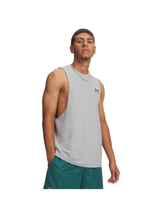 Under Armour Under Armour Tank top 1329286 Szary Regular Fit