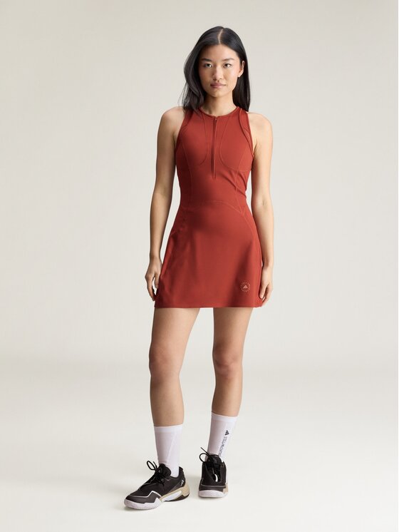 adidas by Stella McCartney adidas by Stella McCartney Koszulka techniczna 154543 Czerwony Fitted Fit