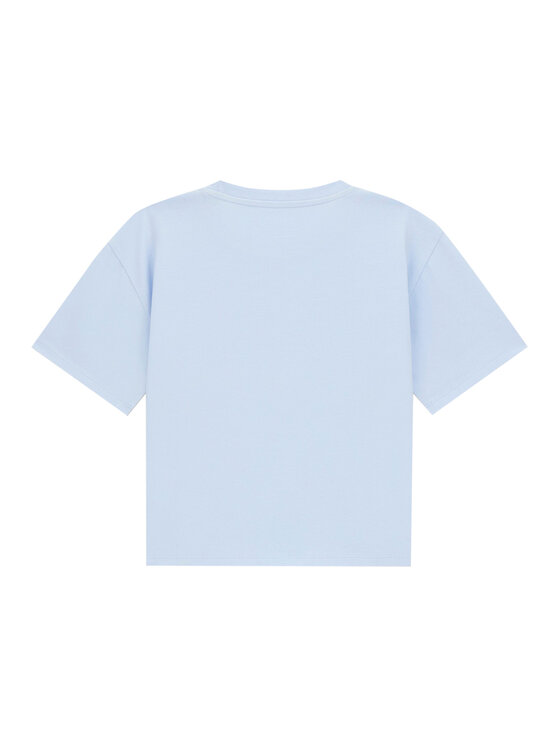 Guess Guess Tricou J6RI32 K6YW4 Albastru celest Regular Fit