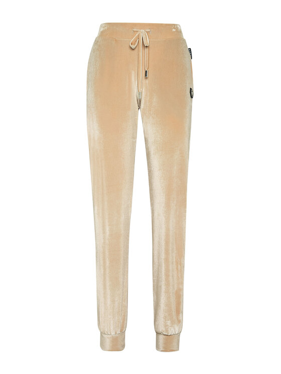 PHILIPP PLEIN PHILIPP PLEIN Joggers kalhoty 9625 Béžová Regular Fit
