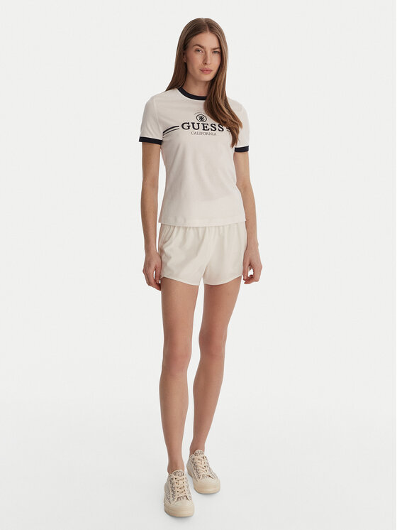 Guess Guess Тишърт V6GI08 K2975 Бял Regular Fit