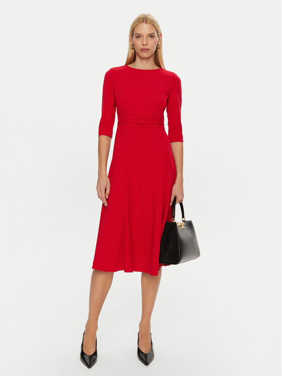 Rinascimento Rinascimento Coctailkleid CFC0120015003 Rot Regular Fit