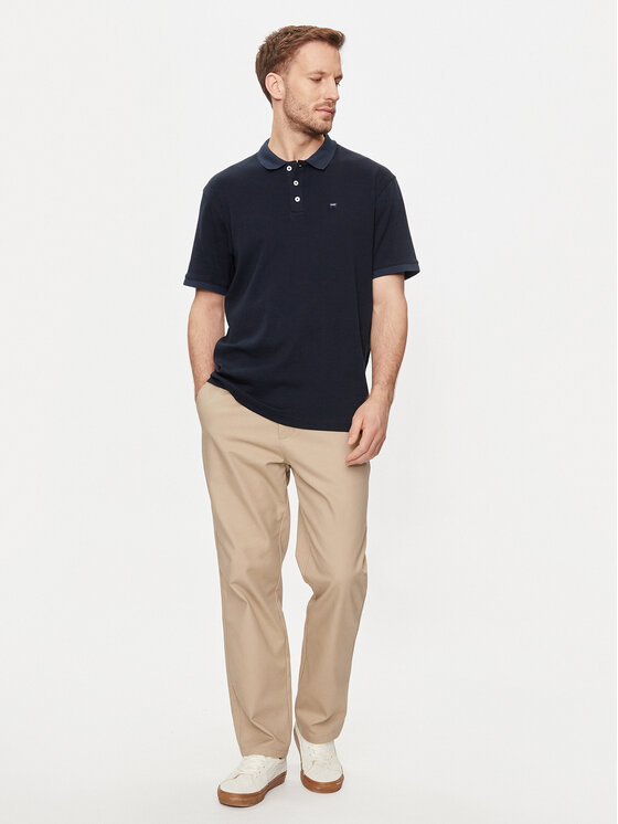 Wrangler Wrangler Polo 112350415 Blu scuro Regular Fit