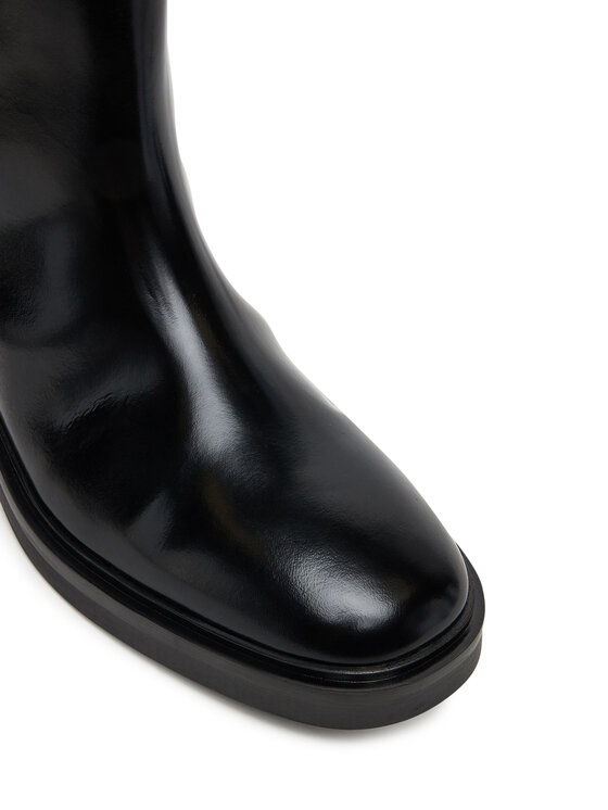 Tommy Hilfiger Tommy Hilfiger Klassische Stiefeletten Minimal Abrasivato FW0FW08764 Schwarz