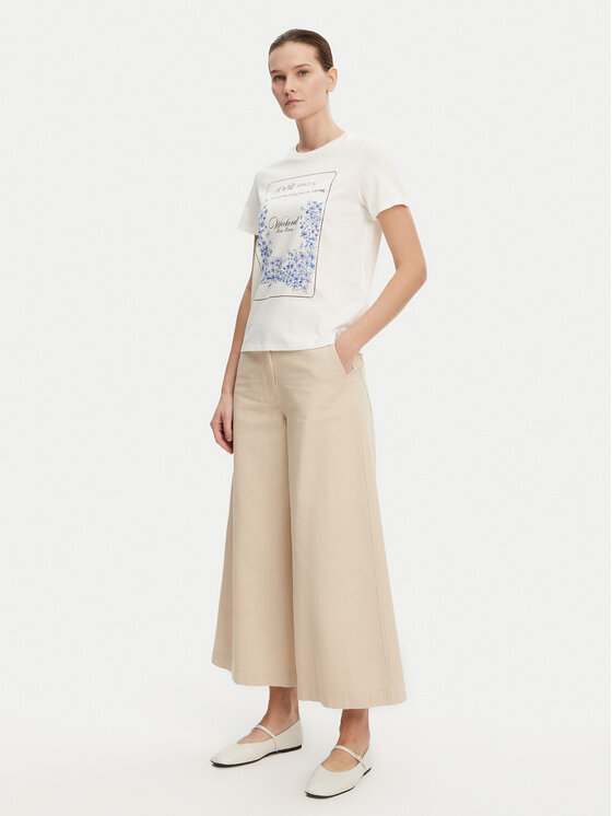 Weekend Max Mara Weekend Max Mara T-shirt Teiera 2515971052 Bianco Regular Fit