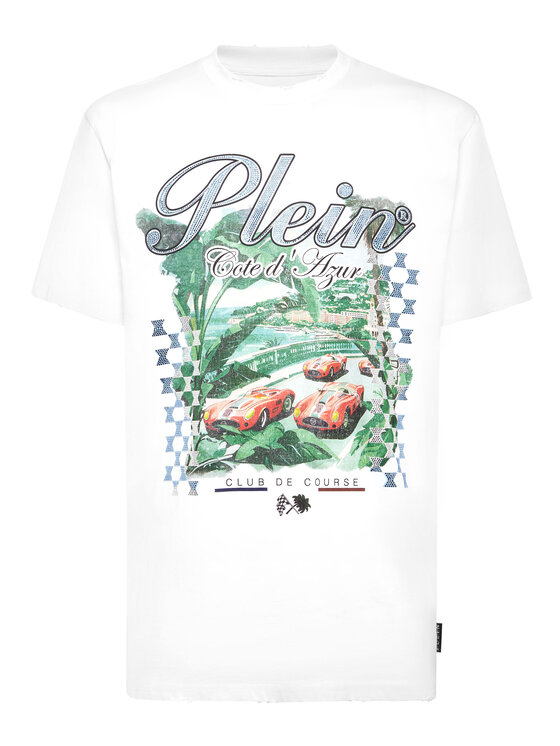 PHILIPP PLEIN PHILIPP PLEIN T-shirt 24941 Bianco Regular Fit